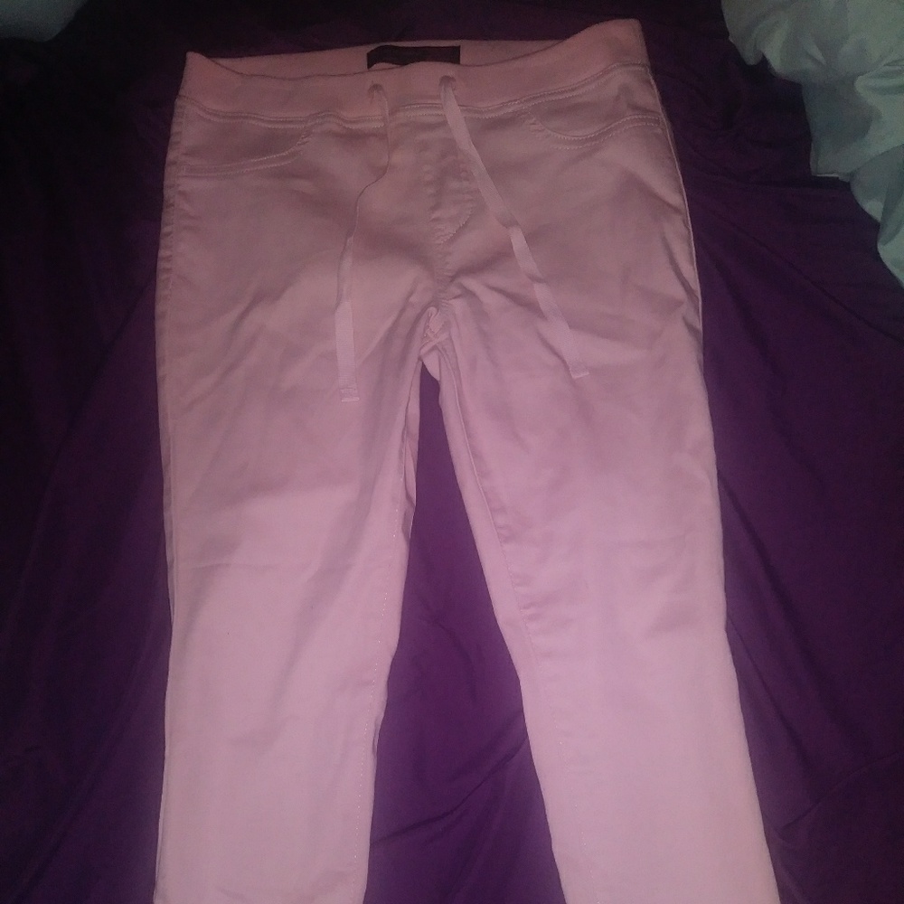 pink jeans